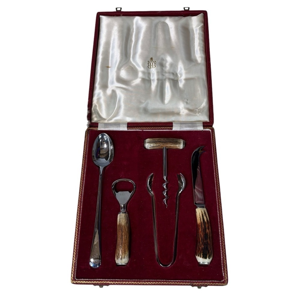 Birks Made in England Vintage Barware Set